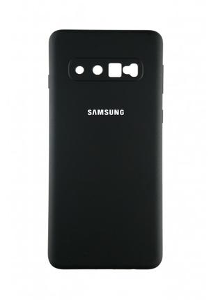 Силиконовый чехол с микрофиброй защита камеры для Samsung Gala...