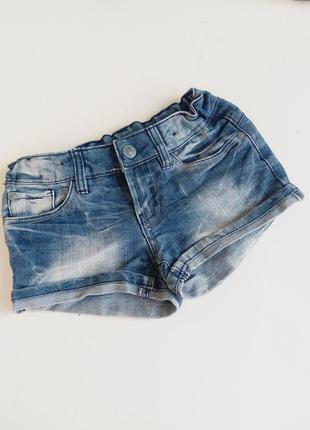 Шорти на дівчинку 8-9років джинсові шортики