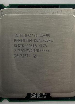 Процесор Intel Pentium Dual-Core E5400 2.70GHz/2M/800 (SLGTK) ...