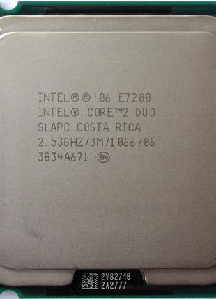 Процессор Intel Core 2 Duo E7200 2.53GHz/3M/1066 (SLAPC) s775,...