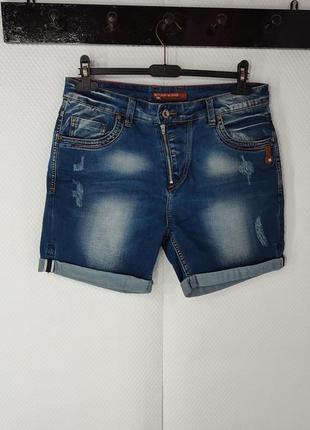 Летние крутые мужские шорты джинсовые рваные