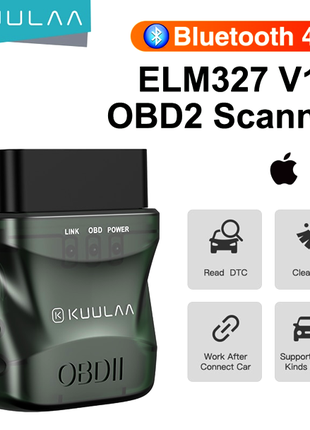Сканер OBD2 Bluetooth 4.0 12 В KUULAA KL-DW006