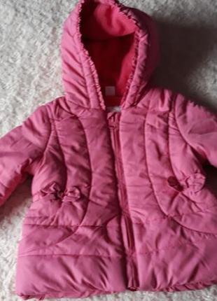 Чкісна рожева куртка  на 18 місяців
