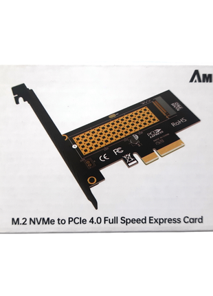 Плата PCIe к M2, плата PCIE 4.0 x4/x8/x16 на M2 NVMe Key SSD