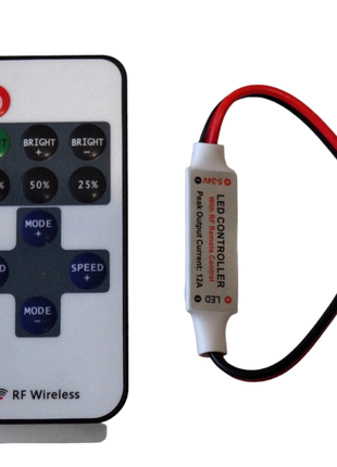 Діммер (Контролер) з RF пультом для LED стрічки