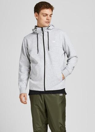 Худи jack &amp;jones air zip-up core