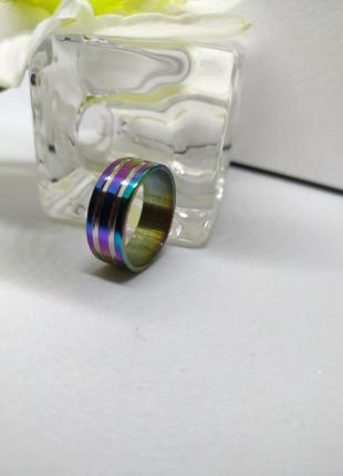 Разноцветное кольцо минимализм радуга кольцо кольца