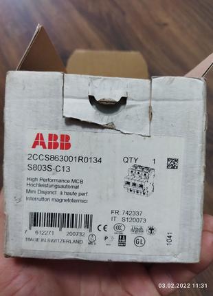 Автомат ABB S803S-C13