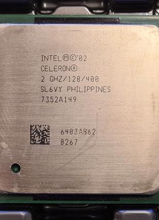 Процессор Intel Celeron 2.00GHz/128/400 (SL6VY) s478, tray