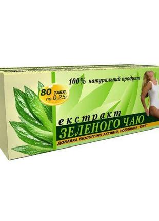 Элит-фарм Экстракт зеленого чая, 80 таблеток