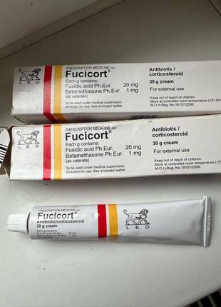 Fucicort фуцікорт 30г фуцикорт крем мазь антибіотик