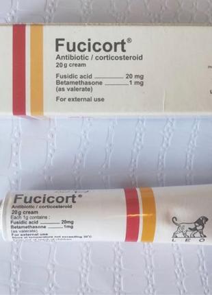 Fucicort 20g фуцикорт фуцікорт крем антибіотик