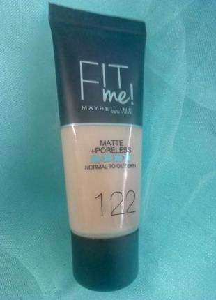 Maybelline fit me matte poreless foundation тональний крем,різ...