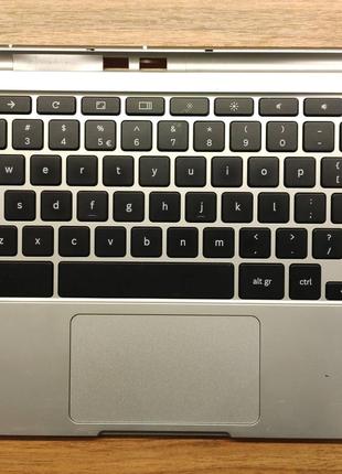 Верхняя панель с тачпадом palmrest и клавиатурой Samsung Chrom...
