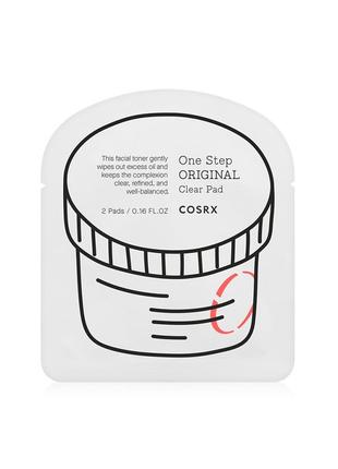 Пілінг-диски для проблемної шкіри cosrx one step original clea...