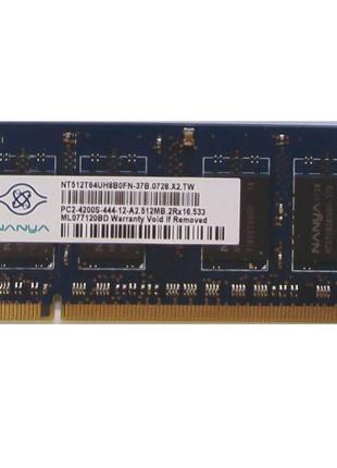 Оперативна пам'ять для ноутбука SO-DIMM DDR2 512Mb