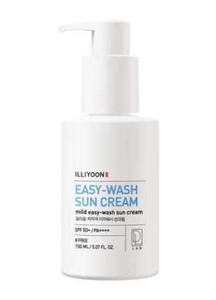 Солнцезащитный крем для лица и тела ILLIYOON Mild Easy-Wash Su...