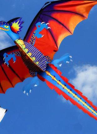 Игрушка воздушный змей Дракон 3D Разноцветный
