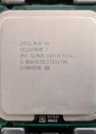 Процессор Intel Celeron D 347 3.06GHz/512/533 (SL9KN) s775, tray