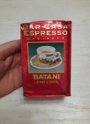 Кофе кава молотый Batani Bar casa espresso Macinato 40%ар. Ита...