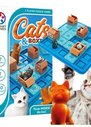 Новинка 2023! Логическая игра Cats & Boxes Smart Games