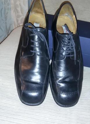 Кожаные туфли sioux 44-45 размер (29,5 см)