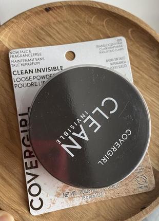 Covergirl we clean invisible loose powder