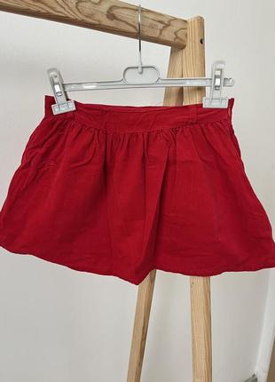 Детская вельветовая юбка юбка праздничная юбочка