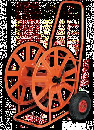 Тележка для шланга 3/4′ 140м с накачанными колесами Bradas