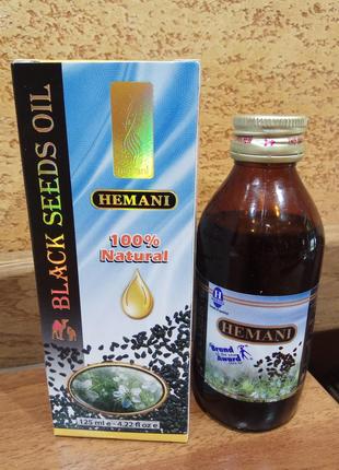 Масло 100% черного тмина Хемани (до12.2025) Black Seeds Oil HE...