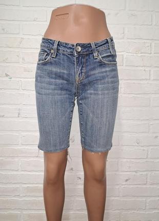 Женские джинсовые шорты бриджи стрейч