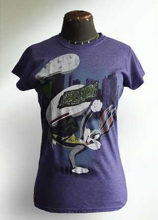 Жіноча футболка фіолетова кролик бакс бані