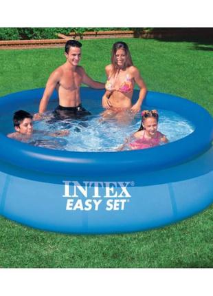 Надувний басейн 244 х 76 см Intex 28110, Easy Set, сімейний, н...