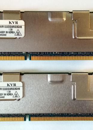 16 gb 2x8gb DDR3 1333 Kingston PC3 10600R REG ECC RAM Серверна...