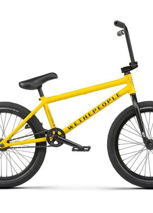 Велосипед BMX 20" WeThePeople Justice 20.75", желтый 2021