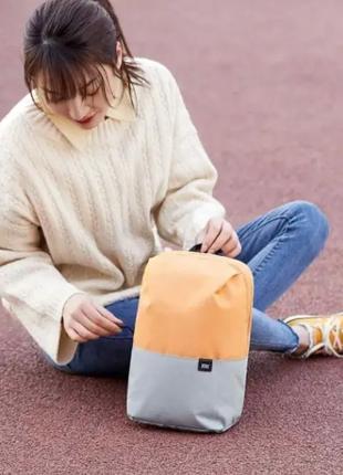 Рюкзак Xiaomi Mi Colorful Small Backpack 7L orange gray