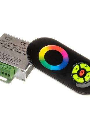 LED контролер світлодіодний чорний RGB 18А-216Вт