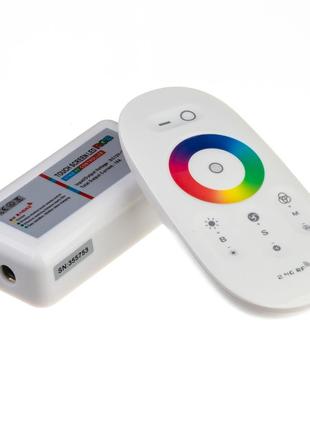 LED контролер світлодіодний білий RGB 18-216Вт, (8 кнопок)