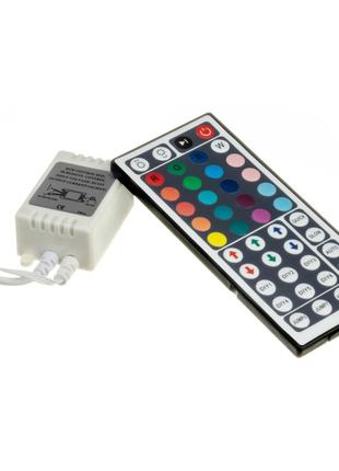 Контролер для світлодіодної стрічки RGB 12 A, 144 Вт, ІЧ пульт...