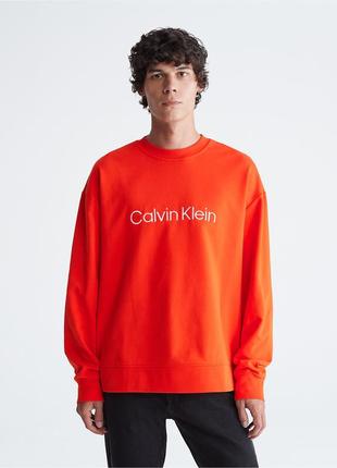 Новая кофта calvin klein свитшот ( ck sweatshirt oversize) c а...