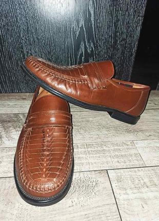 Кожаные туфли marco monte р. 45-28,5см
