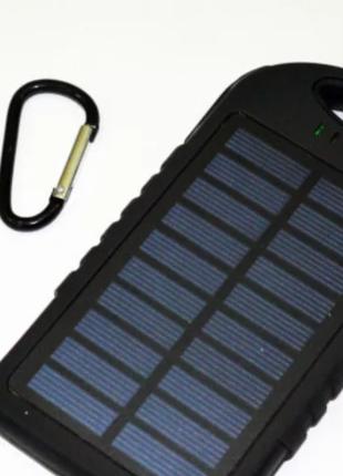 Портативное зарядное Power Bank Solar 30000 mAh на солнечной бата