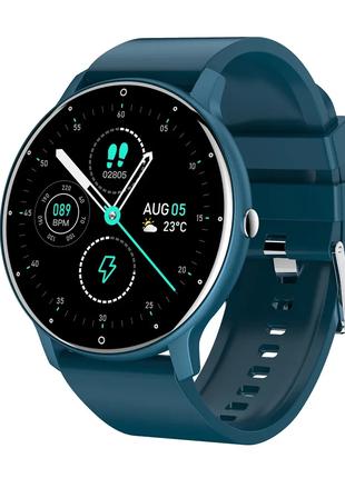 Умные Смарт часы Smart Watch ZL02 Blue / Тонометр Пульоксиметр...