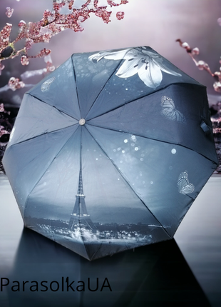 Стильный женский зонт с системой анти ветер от frei regen, 9 с...