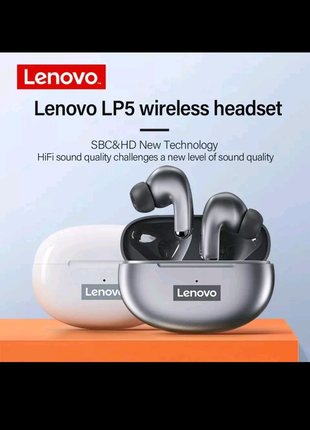 Lenovo LP5 Беспроводные Bluetooth наушники