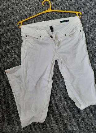 Котоновые белые штаны новые