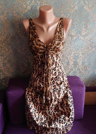 Женское платье moschino хлопок шелк р.42/44 сарафан
