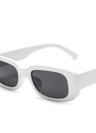 Окуляри окуляри білі сонцезахисні жіночі uv400 чоловічі овальні