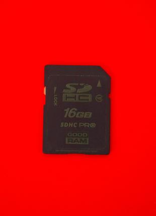 Карта памяти флеш SD HC Pro 16 GB 10 class Good Ram
