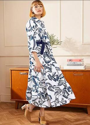 Жіноча сукня сорочка ярусна квітковий принт kalridoscope